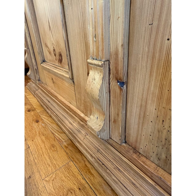 Antique Scrubbed Pine Server For Sale In Boston - Image 6 of 12