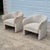 1980s Thayer Coggins Style Art Deco Revival Neoclassical Ionic Column Tub Barrel Chairs for Reupholstery - A Pair For Sale - Image 12 of 12