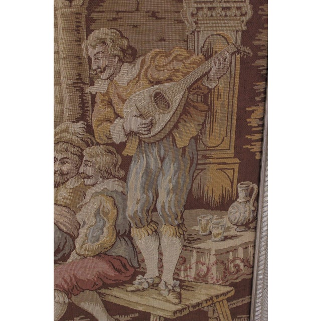 Silver Finish Framed European Tapestry For Sale In Philadelphia - Image 6 of 13