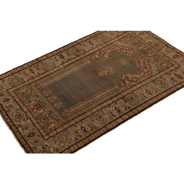 An antique 5x7 Kayseri rug from Rug & Kilim's rare classic curations. Hand-knotted in wool from Turkey circa 1920-1930....