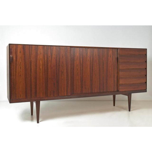 Highboard in Rosewood by Henry Rosengren Hansen for Brande Møbelindustri, Denmark, 1960s For Sale - Image 6 of 18