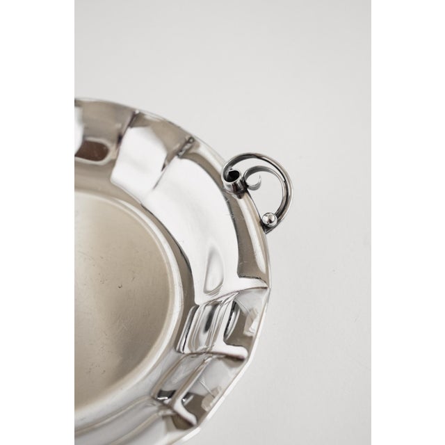 Vintage Danish Silver-Plated Serving Dish For Sale - Image 6 of 9