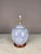 Limited edition - No longer available for retail - Floral and Foliage decorative patterned vase table lamp with wooden...