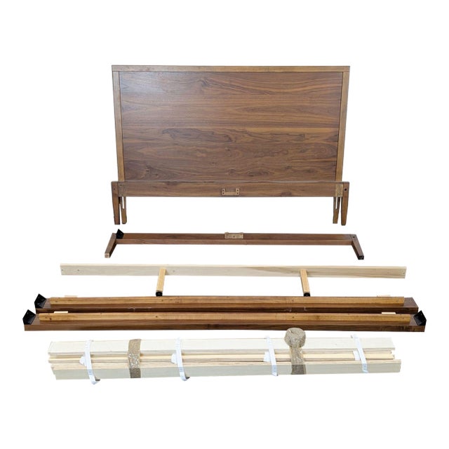 Matthew Kroeker Marcel Queen Classic Wooden Bed Frame With Headboard For Sale