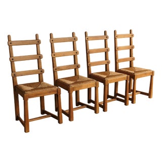 Ladder Back Dining Chairs, Set of 4 For Sale