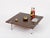 Large Square Coffee Table in Rosewood and Chrome from Pizzetti, Italy, 1970s For Sale - Image 18 of 18