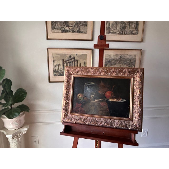 Antique Original Still-Life Oil Painting, American School of William Merritt Chase For Sale - Image 4 of 12