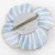 Cilea Paris Petroleum Blue Resin Brooch Giant Flower For Sale - Image 9 of 10