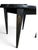 1960s Vintage Chinoiserie Black Lacquer Round Two-Tier Side Table With Glass Top For Sale - Image 5 of 10