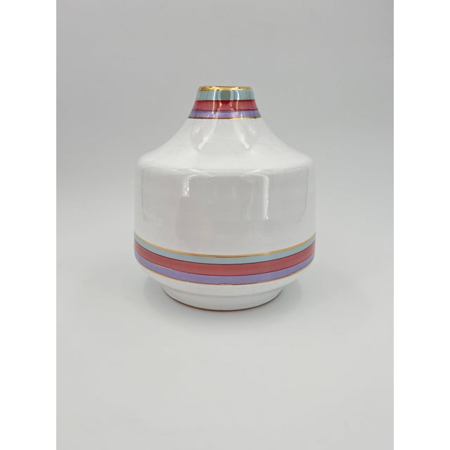 Vintage Italian Ceramic Vase by Nazareno Picchiotti from Deruta, 1970s For Sale - Image 12 of 15