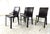 Italian Leather Dining Chairs, 1980s, Set of 6 For Sale - Image 3 of 9