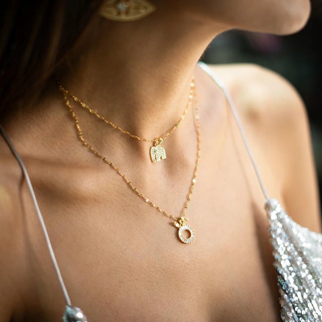 Elephant Blessing Diamond Necklace For Sale In Miami - Image 6 of 8