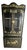 Vintage Korean 1960's Black Lacquer Chinoiserie Display Cabinet With Gilt Relief – 80” Tall Curio Vitrine For Sale