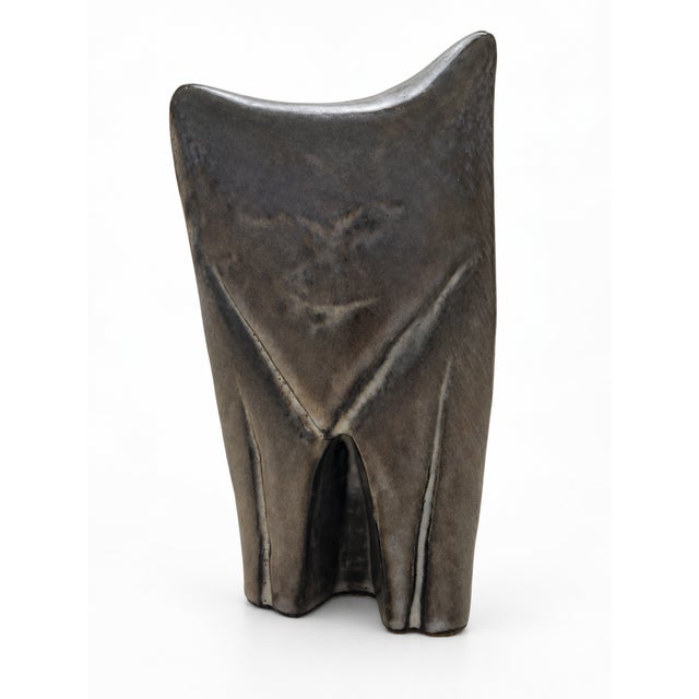 Ceramic Swedish Artist, Three Owls, 1970s, Ceramic and Enamel For Sale - Image 7 of 9