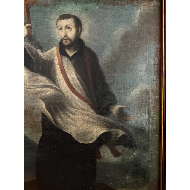 Spanish Colonial Saint Aloysius Gonzaga (San Luis Gonzaga), Possibly C. 1760 For Sale - Image 15 of 17