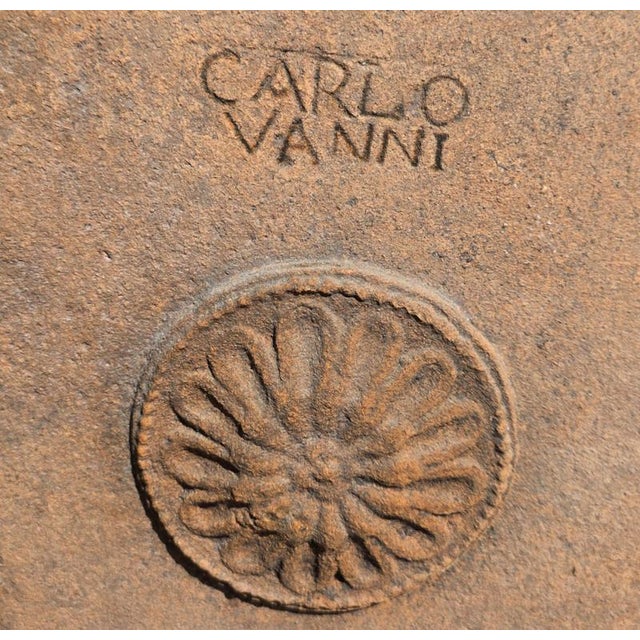 Antique Tuscan Oil Jars by Carlo Vanni, Impruneta, Florence, Set of 2 For Sale - Image 3 of 6