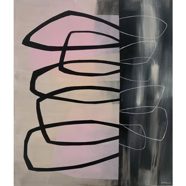 Early 21st Century Anna Masiul-Gozdecka, Reshape 1, 2022, Acrylic on Canvas For Sale - Image 5 of 5