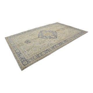 1950s Oversize Oushak Anatolian Floral Carpet For Sale