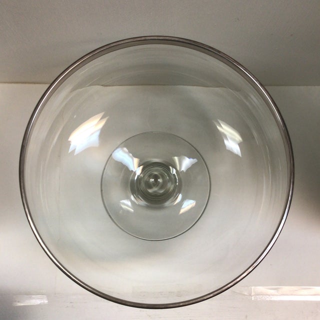 Dorothy Thorpe Style Large Pedestal Punch Bowl and 2 Vases-Set of 3 For Sale In Sacramento - Image 6 of 12