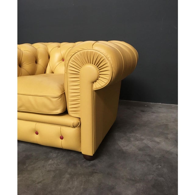 Chester Sofa in Yellow Leather from Poltrona Frau, 2020 For Sale - Image 15 of 18
