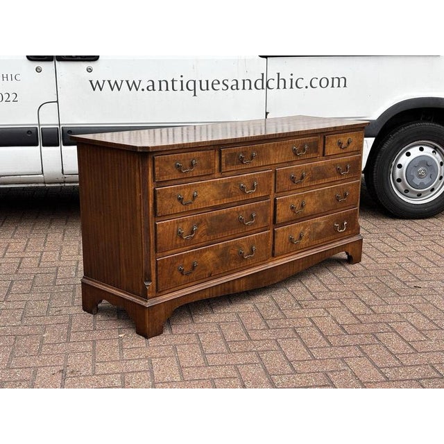 Wood Chest of 9 Drawers For Sale - Image 5 of 13