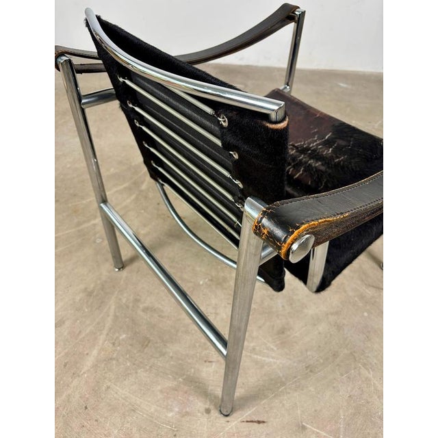 1960s LC1 Armchair by Le Corbusier, Jeanneret, and Perriand for Cassina, Italy, 1960 For Sale - Image 5 of 8