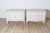 A classic pair of Gustavian-style chests of drawers crafted from solid pine and featuring a distinctive broken-front...