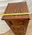Vintage Tiger Oak File Cabinet Four Drawers, Paneled Sides, Rare Letter Size For Sale - Image 11 of 12