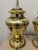 Mid-Century Modern 1980's Large Brass Ginger Jar Lamps For Sale - Image 3 of 4