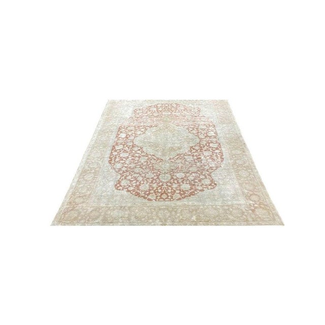 1960s 1960s Old Persian Tabriz Area Rug 6 X 9 For Sale - Image 5 of 12