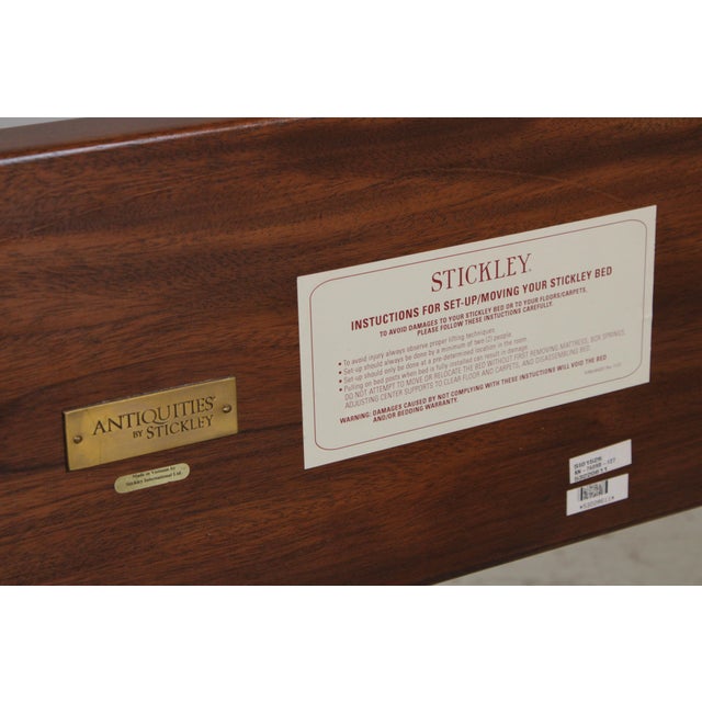 Stickley Queen Size Antiquities St Croix Poster Bed For Sale - Image 16 of 18