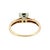 Mid-Century Modern 1940's 14k Two Tone .57 Carat Diamond Engagement Ring, Size 4.5 For Sale - Image 3 of 4