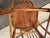 Wood Vintage Farmhouse Style Oak Press Back Dining Chairs, 1970s, Set of 4 For Sale - Image 7 of 9