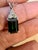 2020s 2 Carat Green Tourmaline & Diamond Pendant / Necklace 14 Karat White Gold, 16"l For Sale - Image 5 of 8