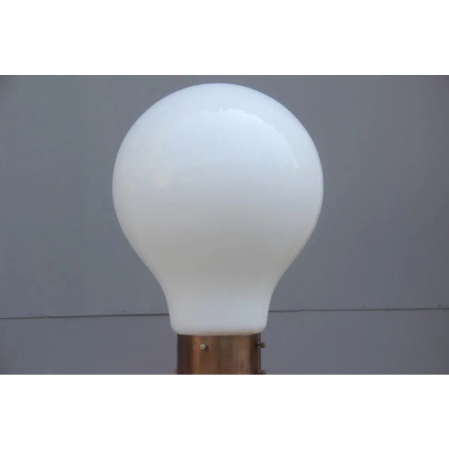 Orange & White Floor Lamp, 1960s For Sale - Image 4 of 7