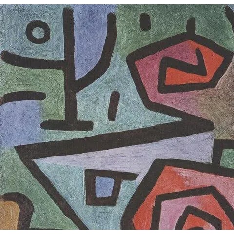 Abstract Expressionism Paul Klee Heroic Roses, 1990 For Sale - Image 3 of 4