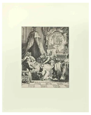 Romeyn de Hooghe, La Manière de se Bien Preparer à La Mort, Etching, 1700