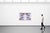 Op Art 2026, Op Art Painting Diptych of Purple Ribbon, Color Field Modern Painting on Watercolor Paper For Sale - Image 3 of 10