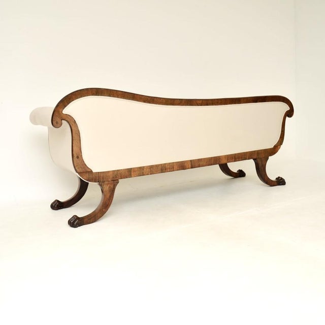 Antique Regency Brass Chaise Longue, 1810s For Sale - Image 6 of 17