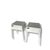 Minimalist Metal Bedside Tables with Drawers and Angled Legs, Set of 2 For Sale - Image 5 of 6