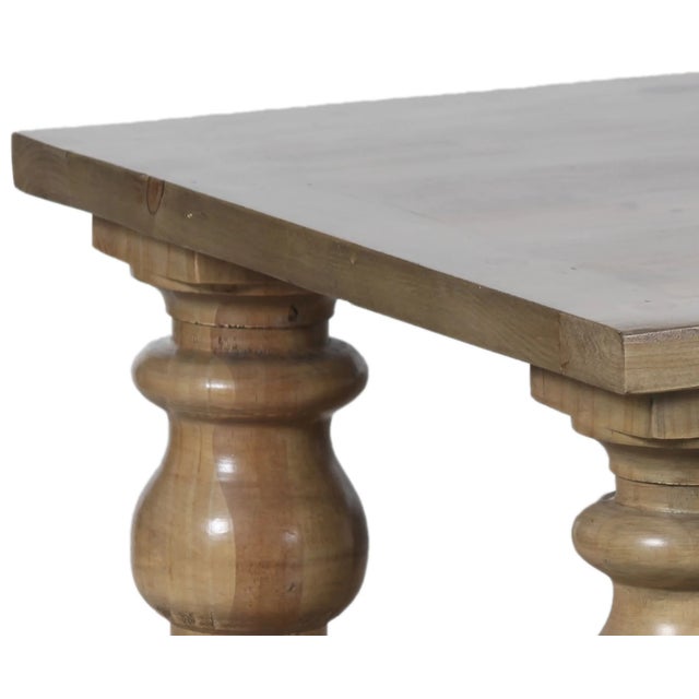 Rustic Rustic Square Coffee Table For Sale - Image 3 of 7