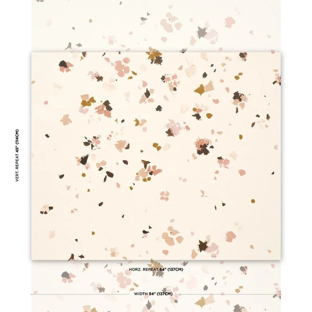 Based on artwork created by using thick paint and a palette knife in the brand's L.A. studio, Backdrop's Fairfarren in...