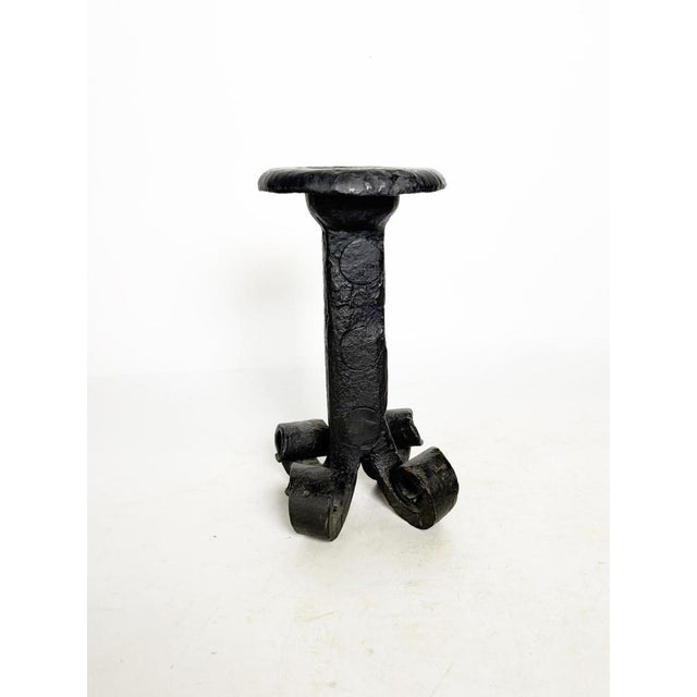 Cast Iron Tripod Candleholder, France, 1960s For Sale - Image 11 of 13