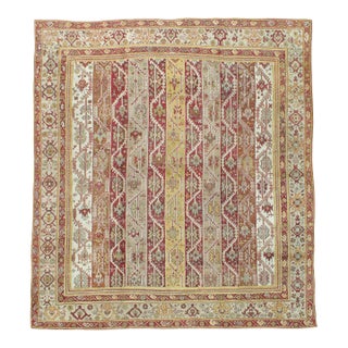 Galerie Shabab Collection Early 20th Century Turkish Oushak Square Room Size Rug For Sale