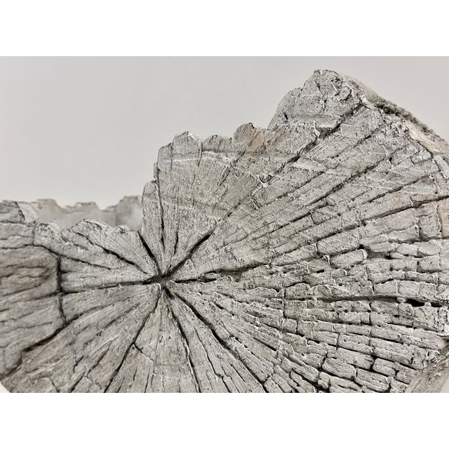 Ornamental & Decorative Materials Pair of French Small Faux Bois Planters . For Sale - Image 7 of 12