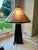 1980s Leather Table Lamp With Mica Shade For Sale In Kansas City - Image 6 of 9