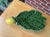 Vintage Portuguese Majolica Style Lemon Leaf Dish by Olfaire – French Country Green Glazed Ceramic Catchall For Sale - Image 12 of 12