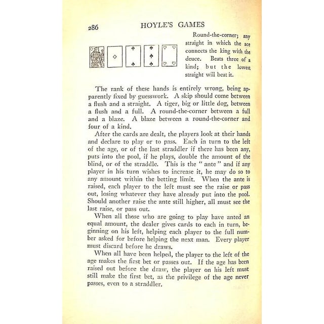 "Hoyle's Games" 1926 Foster, r.f. For Sale In New York - Image 6 of 13