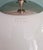 1930s Bauhaus Pendant Light in White Opaline Glass and Chromed Metal from Philips, 1930 For Sale - Image 5 of 11