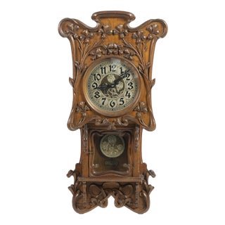 19th Century Wall Clock For Sale